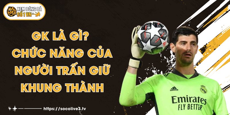 GK Là Gì? Chức Năng Của Người Trấn Giữ Khung Thành 1 GK Là Gì? Chức Năng Của Người Trấn Giữ Khung Thành